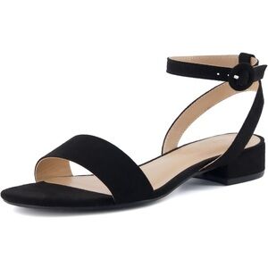Cushionaire Nila Slim One Band Women's Black Sandals size 7